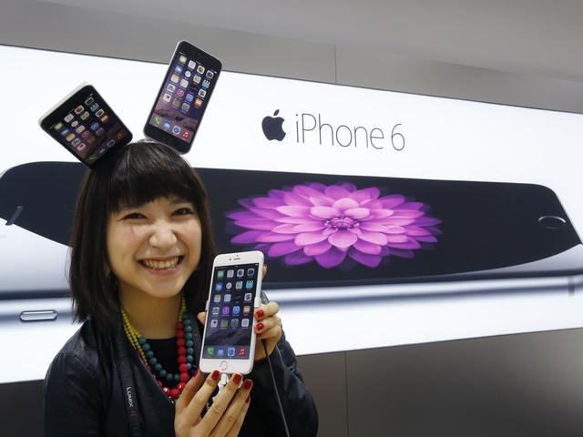 多數(shù)市場(chǎng)iPhone 6銷量旺盛 唯日本市場(chǎng)銷量下滑