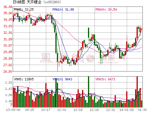 天齊鋰業(yè)凈利潤虧損105萬以上