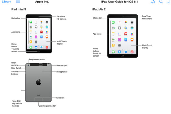 蘋果網(wǎng)站意外泄露新款iPad Air 2和iPad Mini 3