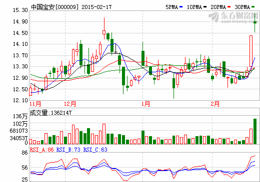 中國寶安擬使用自有資金5億元進行委托理財