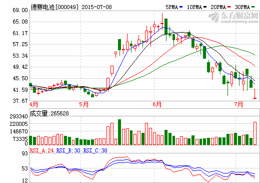 德賽電池發(fā)布上半年業(yè)績預告 營業(yè)收入約37.8 億元