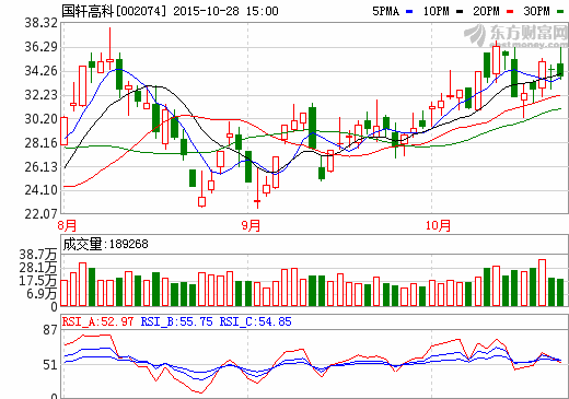 鋰電池產(chǎn)能釋放 國(guó)軒高科前三季凈利增長(zhǎng)2.5倍