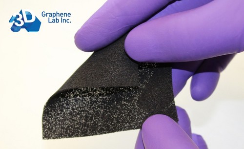 Graphene 3D Lab推出的新型3D打印材料Graphene Flex Foam（石墨烯柔性泡沫）