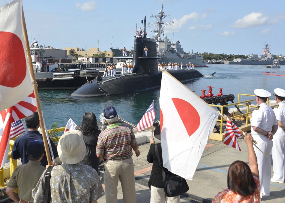 日本自衛(wèi)隊最先進蒼龍級潛艇“殺進”珍珠港