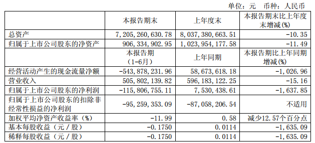 西部資源：上半年凈利巨虧1.16億元 受困新能源政策調(diào)整