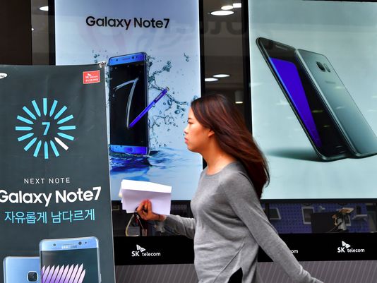 三星Note 7手機戶外宣傳廣告