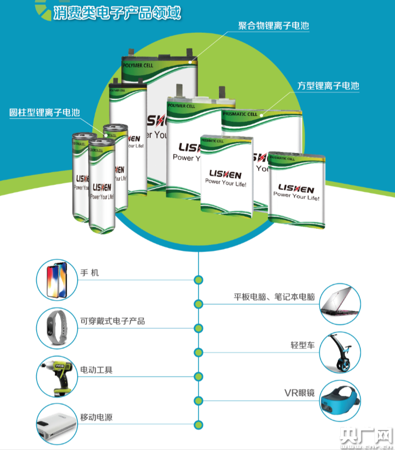 消費(fèi)類電子產(chǎn)品領(lǐng)域使用電池情況