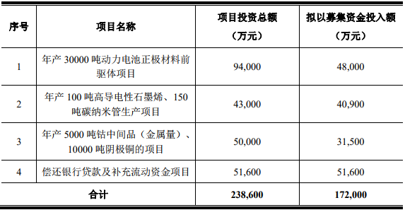 募集資金投資項目