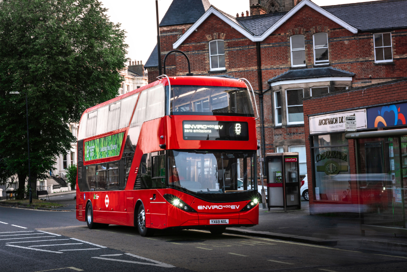 BYD ADL Enviro400EV純電動雙層大巴 圖片來源：企業(yè)供圖