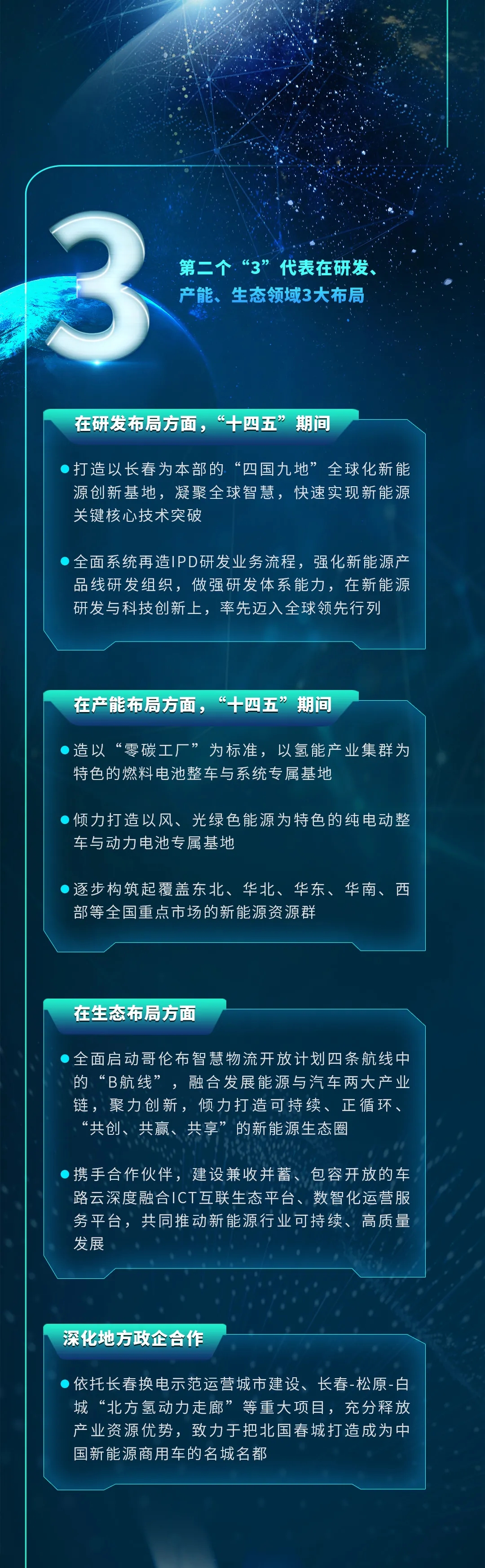 一圖讀懂一汽解放“15333”新能源戰(zhàn)略 目標2035年新能源整車銷售50萬輛