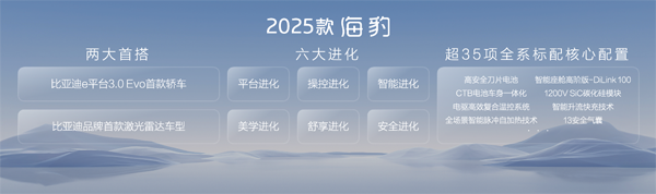 雙豹齊發(fā)：比亞迪2025款海豹售17.58萬(wàn)起！海豹07DM-i售13.98萬(wàn)起！