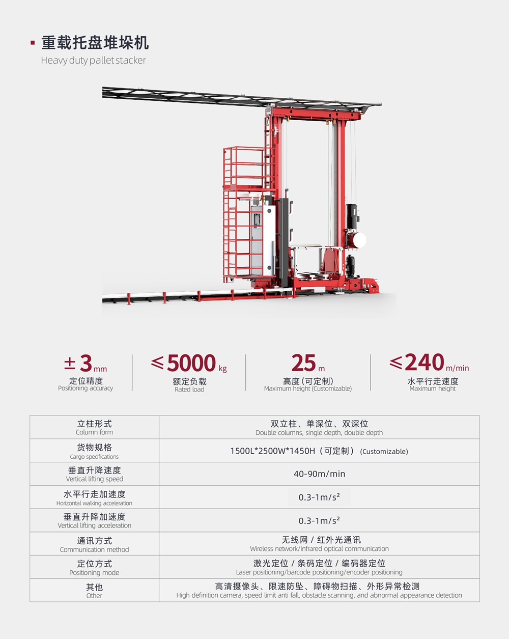 重載托盤堆垛機(jī)